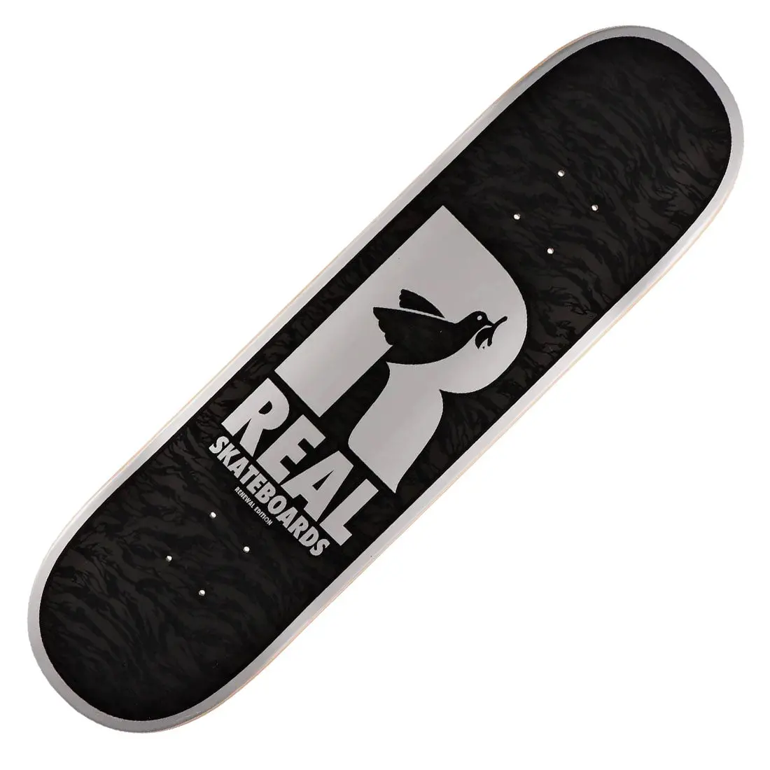 Real Doves Redux 8.25 Deck - Black/Silver 1