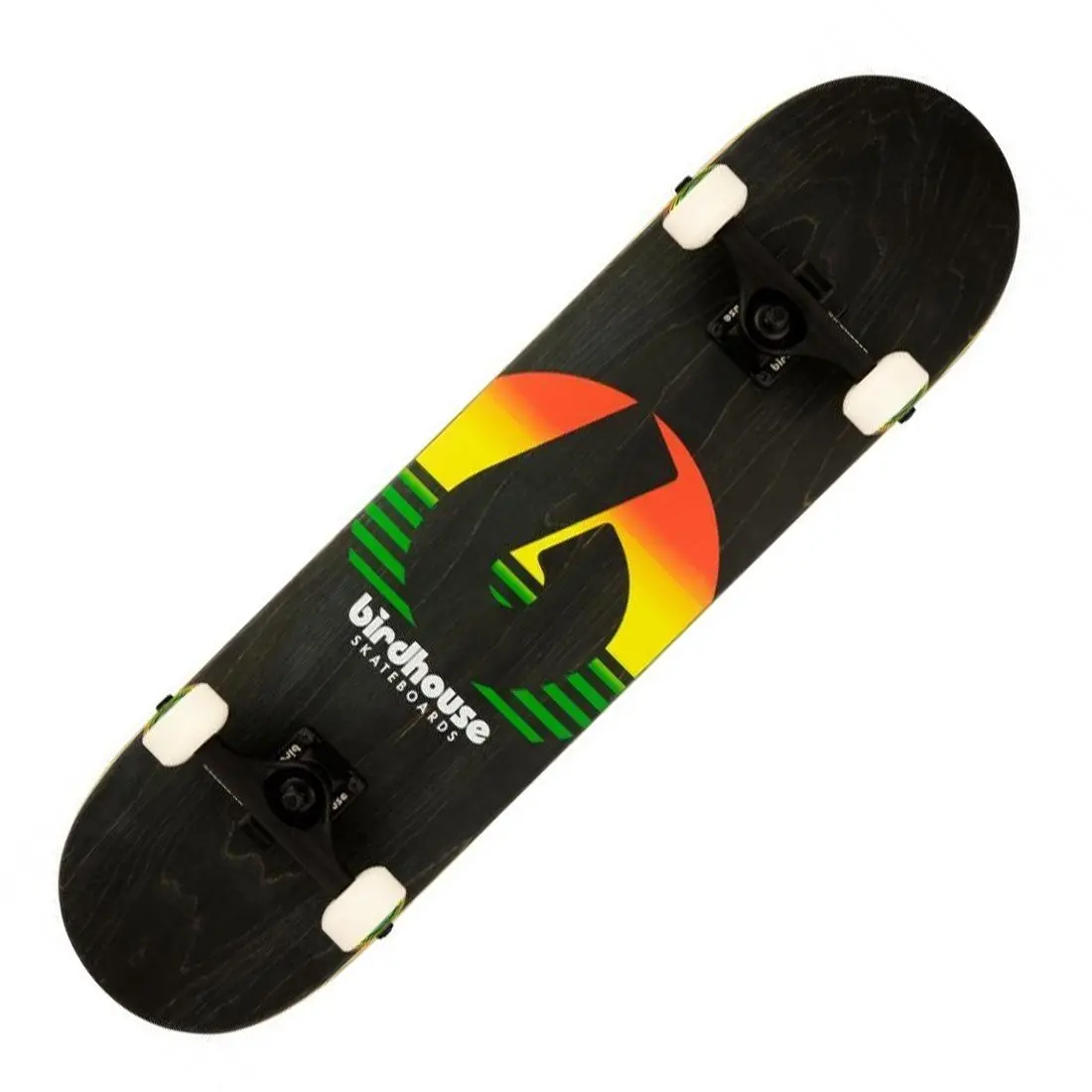 Birdhouse Lv3 Sunset Rasta 7.75 Complete - Black/Rasta 1