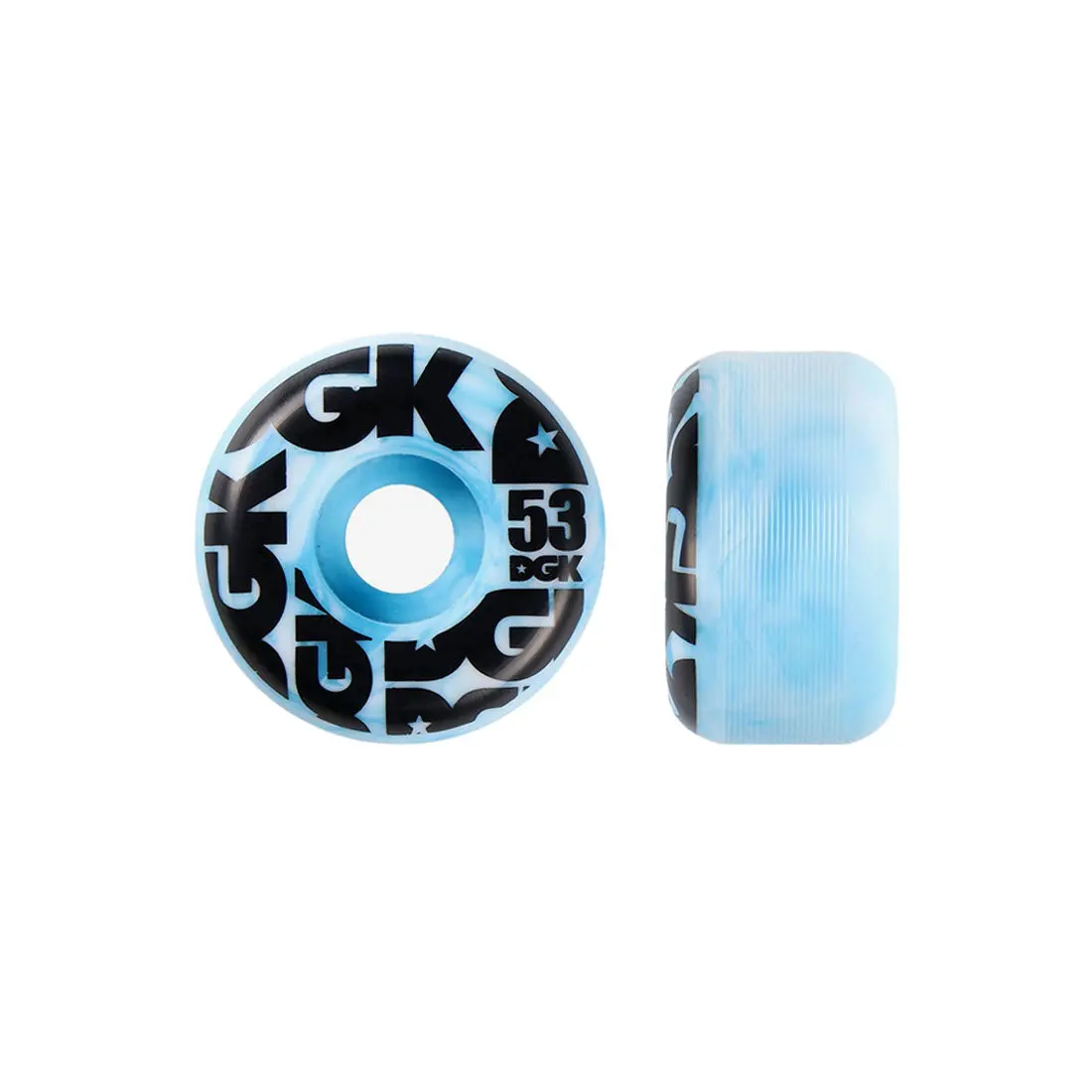 Dgk Swirl Formula 53Mm 101A 4Pk - Blue 1