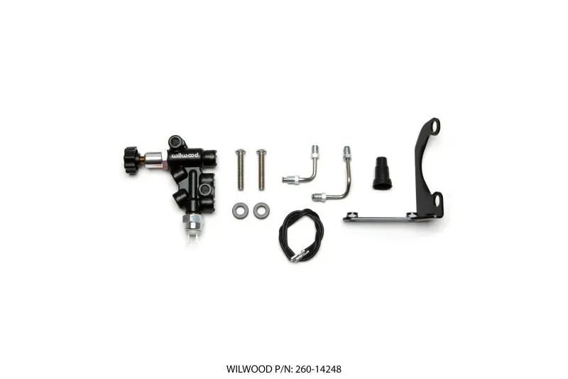 Wilwood Tandem Remote Master Cylinder Mounting Bracket L/H Kit W/ Prop Valve 1