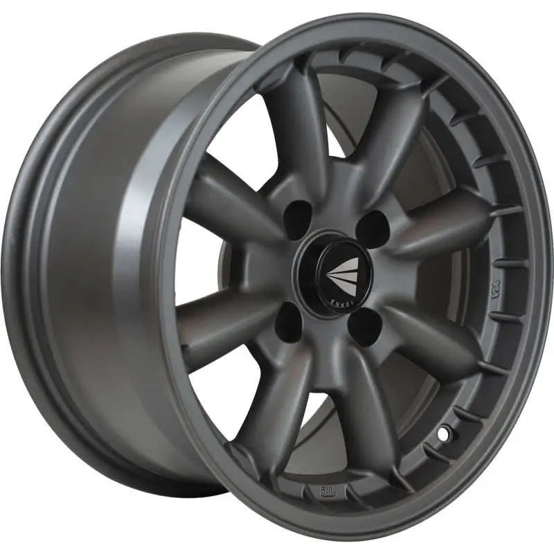 Enkei Compe 15X8 25Mm Offset 4X100 Bolt Pattern 72.6Mm Bore Gunmetal Wheel 1