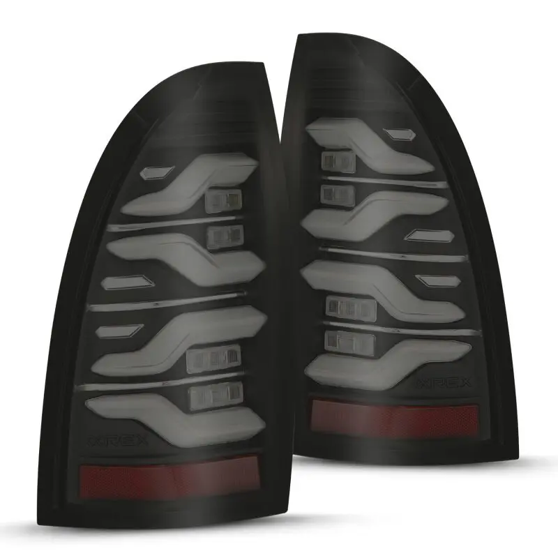 Alpharex 05-15 Toyota Tacoma Luxx Led Taillights Blk W/Activ Light/Seq Signal 1