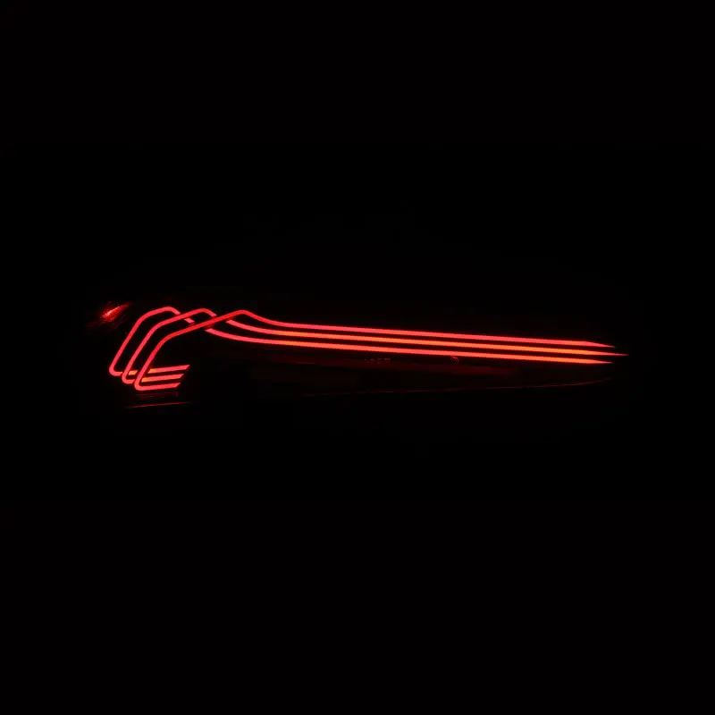 Alpharex 20-24 Toyota Supra Luxx-Series Laser Style Led Tail Lights Alpha-Black 2