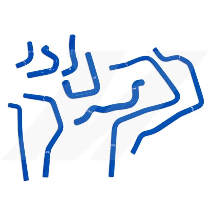 Mishimoto 01-05 Subaru Wrx Blue Silicone Ancillary Hoses 1
