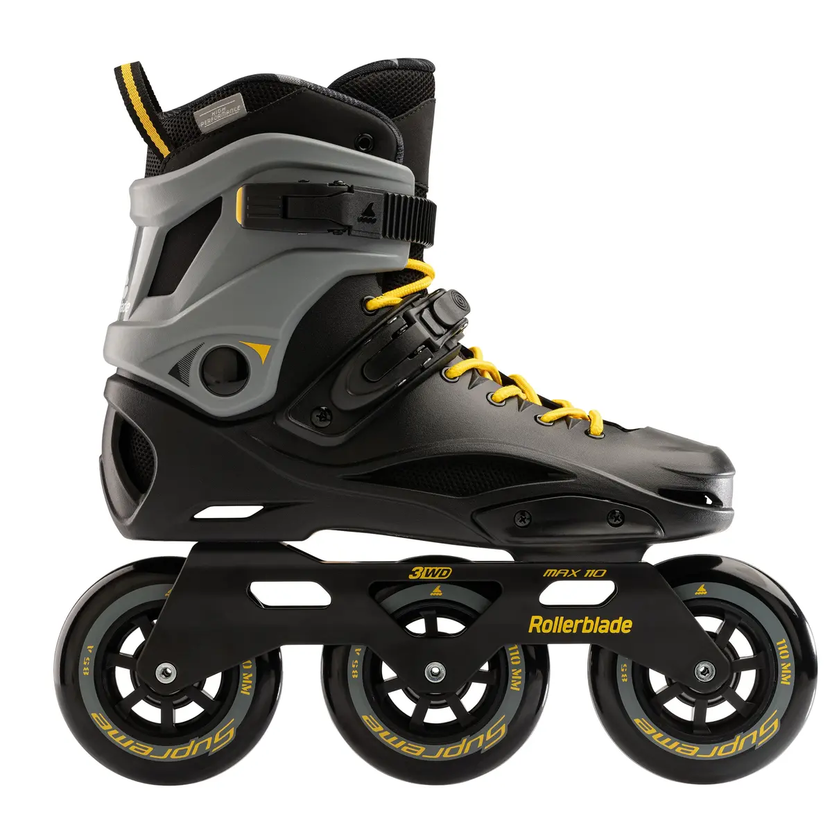 Rollerblade Rb 110 3Wd - Black/Saffron Yellow 1