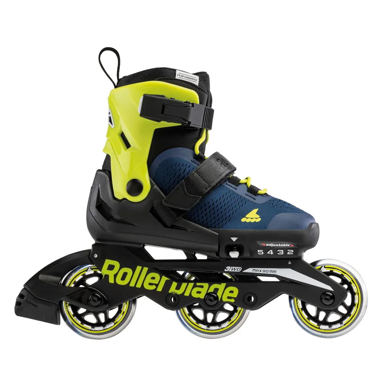 Rollerblade Microblade 3Wd - Blue/Lime 1