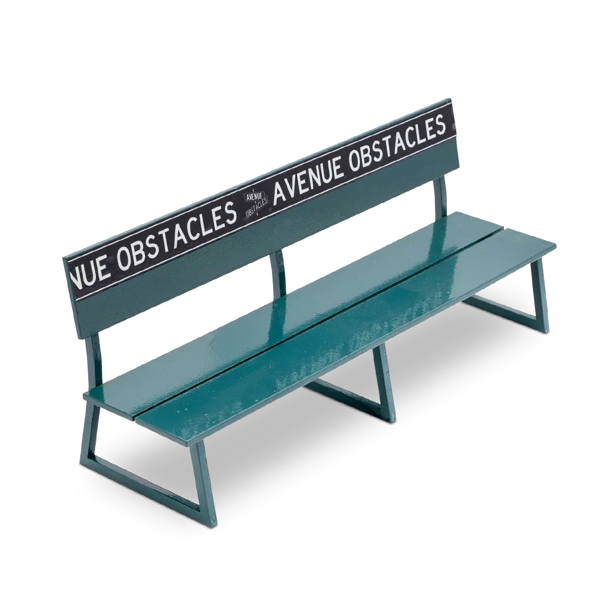 Avenue Fingerboard Ramp - Bus-Stop Bench 1