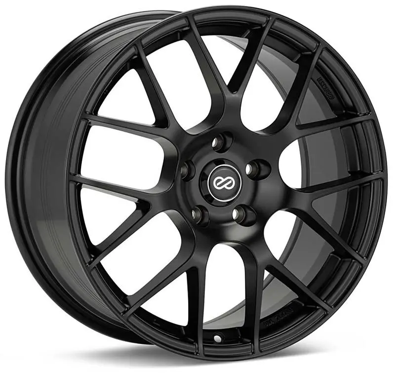 Enkei Raijin 18X8 40Mm Offset 5X114.3 Bolt Pattern 72.6 Bore Diameter Matte Black Wheel 1