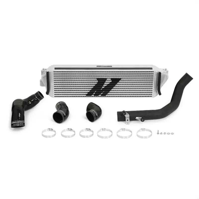 Mishimoto 2017+ Honda Civic Type R Performance Intercooler Kit - Silver Core Black Piping 2