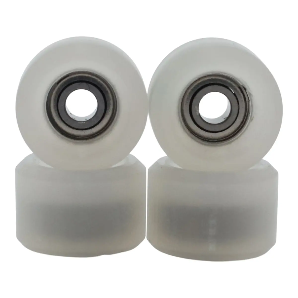 Flatface X Blistered G1 Bearing Fingerboard Wheels - Clear Sunshift Into Purple 1