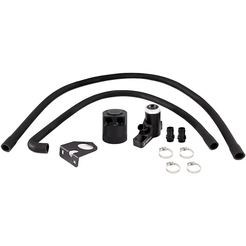 Mishimoto 2008-2010 Powerstroke Baffled Oil Catch Can Kit 1