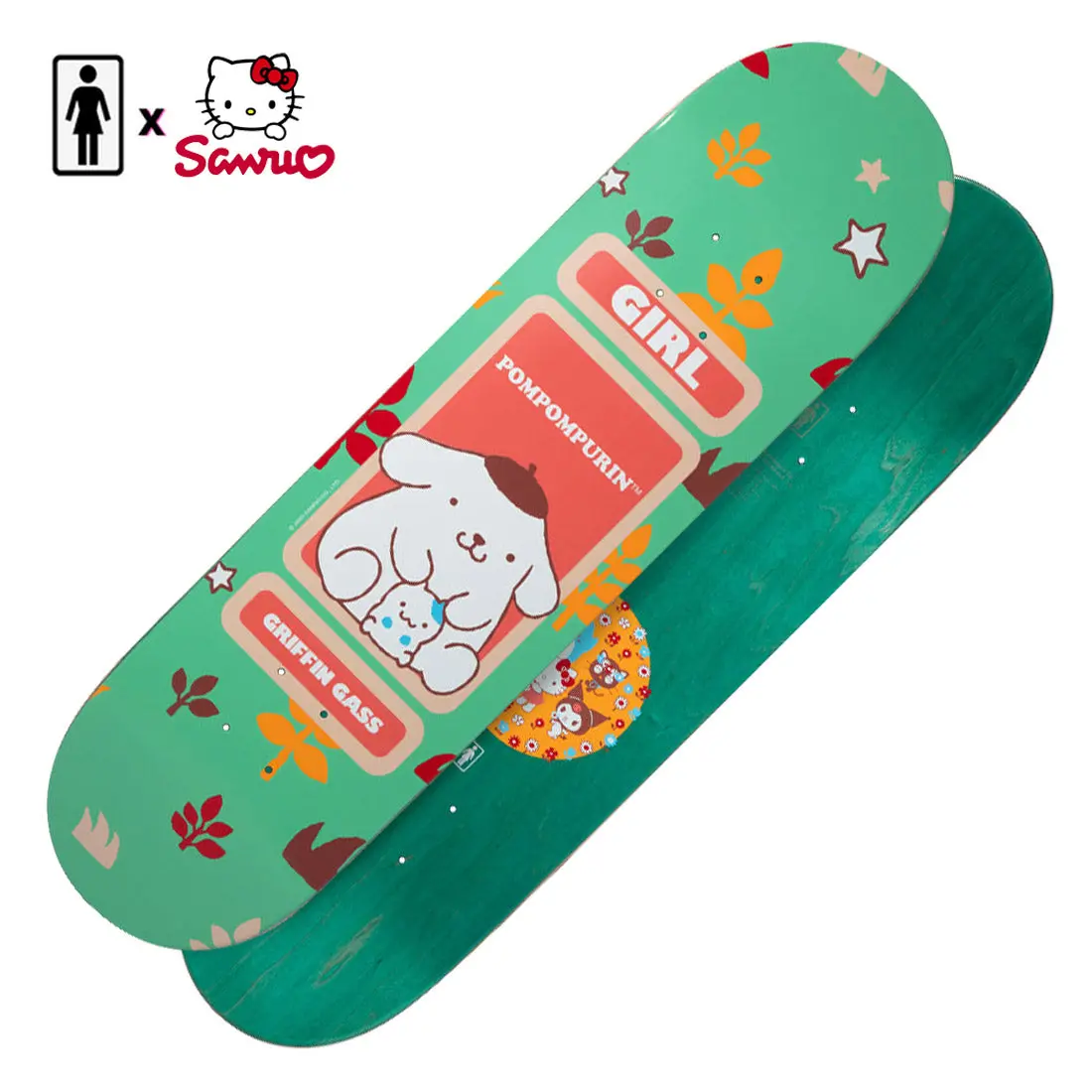 Girl X Sanrio Hello Kitty Friends Gass 8.25 Deck 1