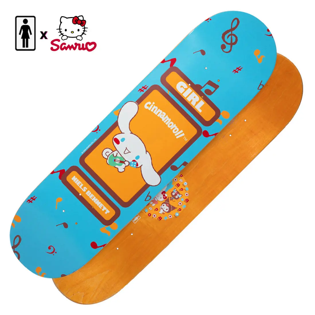 Girl X Sanrio Hello Kitty Friends Bennett 8.25 Deck 1
