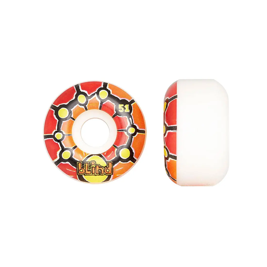 Blind Round Space V2 51Mm 99A 4Pk - Orange 1
