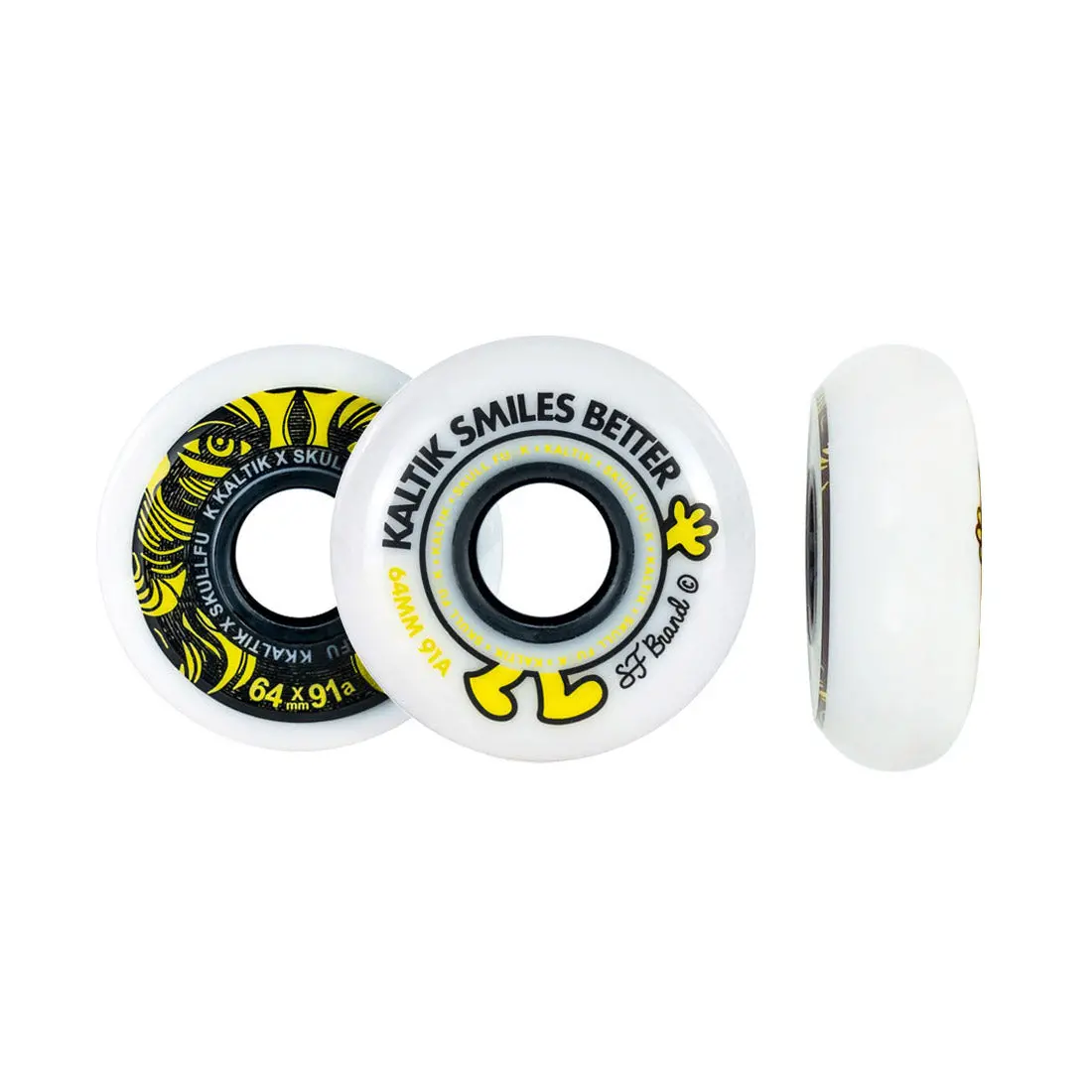 Kaltik X S.F 64Mm 91A 4Pk - White/Yellow 1