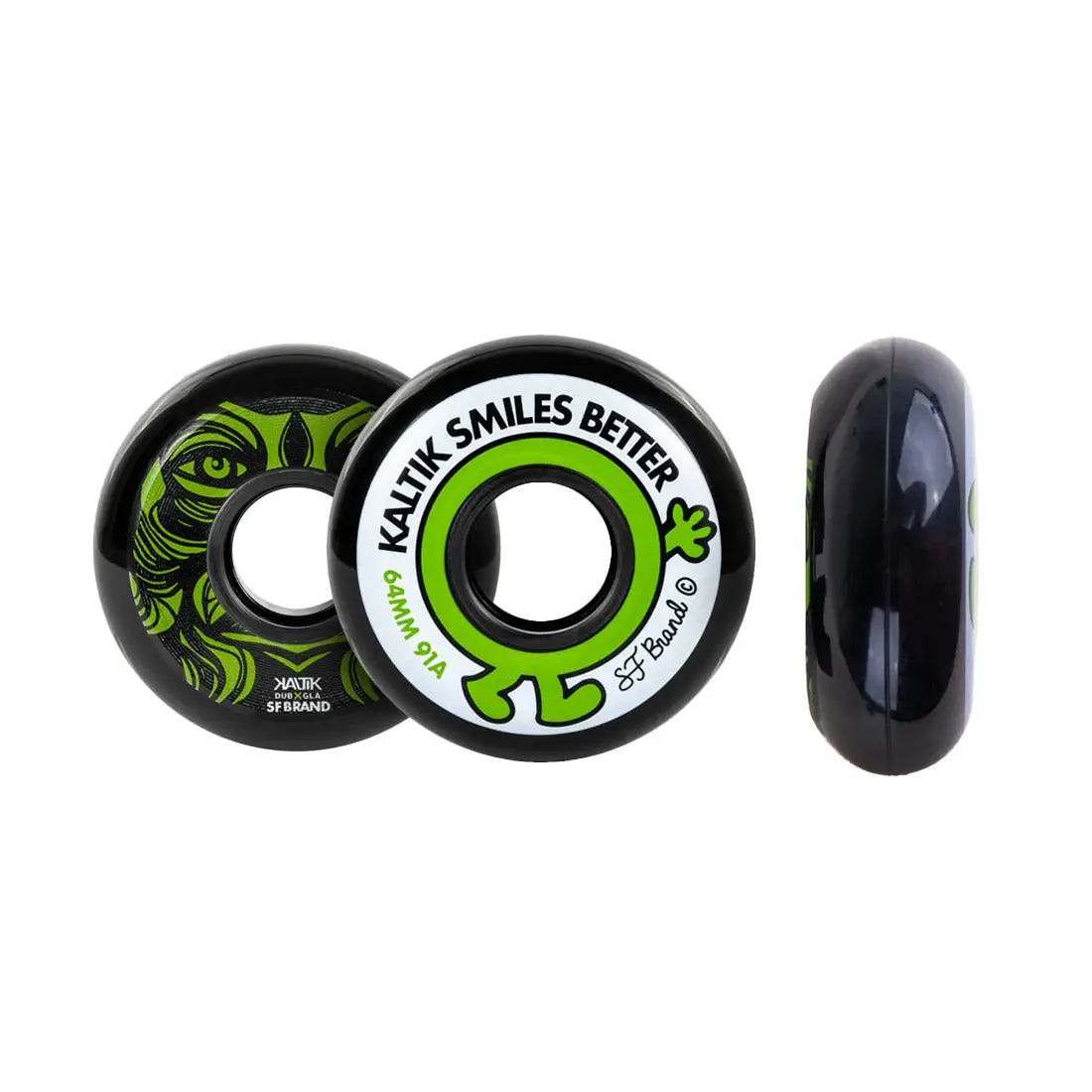 Kaltik X S.F 64Mm 91A 4Pk - Black/Green 1