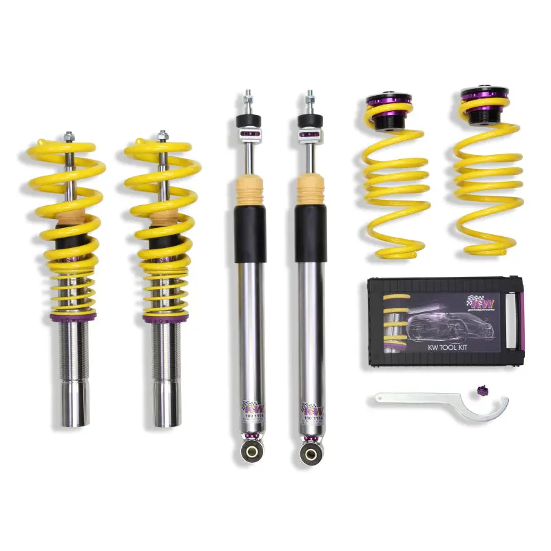 Kw Coilover Kit V3 Audi A4 S4 (8K/B8) W/O Electronic Dampening Control Sedan Fwd + Quattro 1