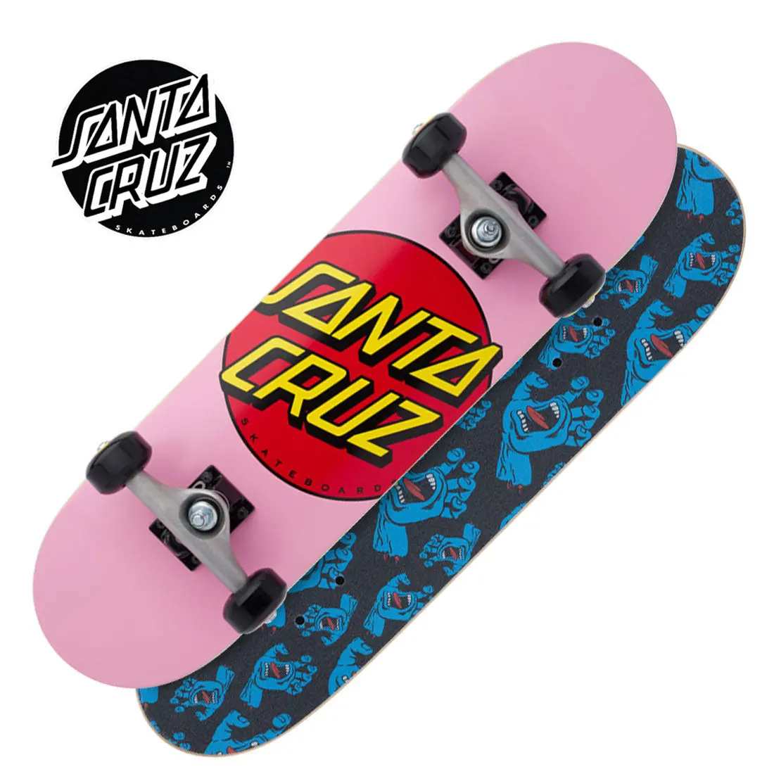Santa Cruz Classic Dot 7.5 Micro Complete - Pink/Red 1