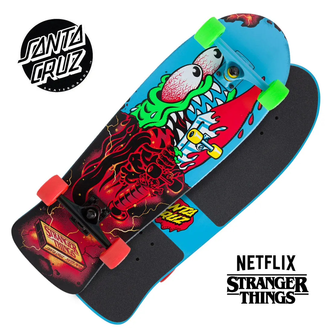Santa Cruz X Stranger Things Meek Slasher 31.1 Cruzer Complete 1