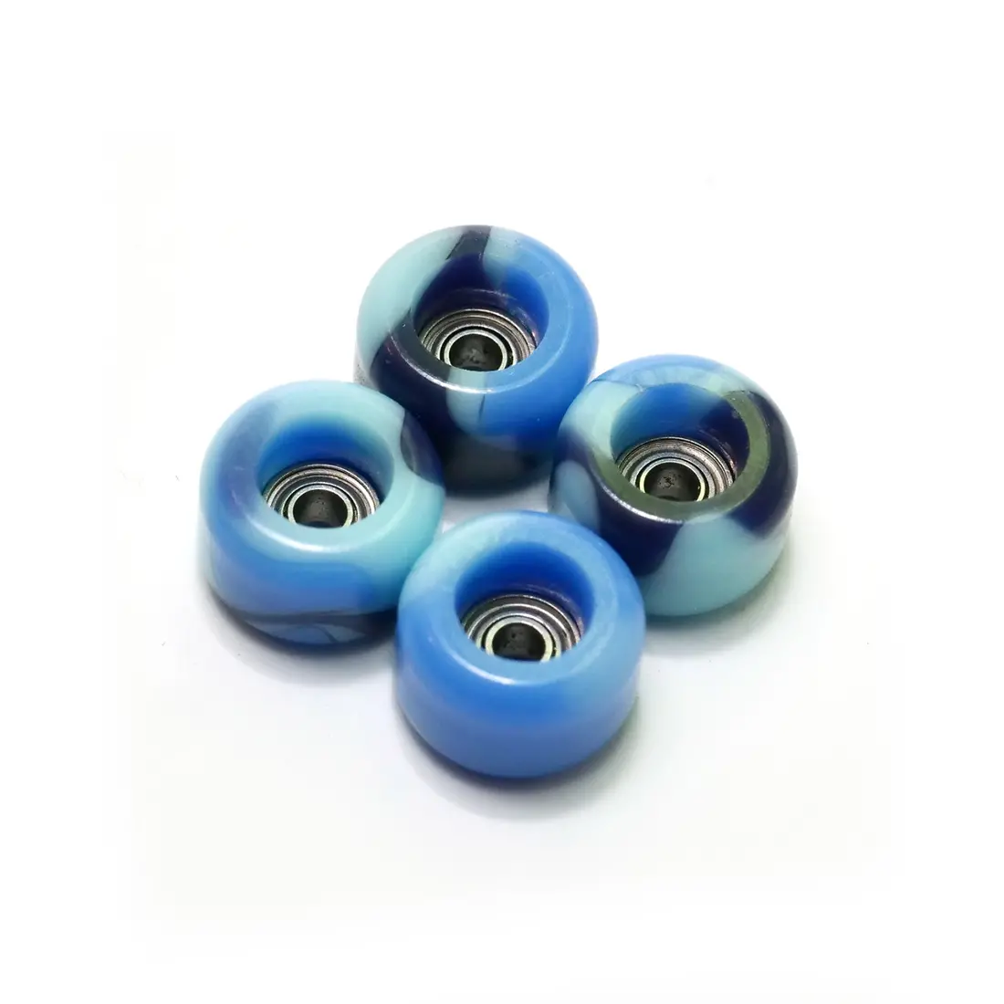 Flatface Fingerboard Le G4 Wheels - Ocean Swirl 1