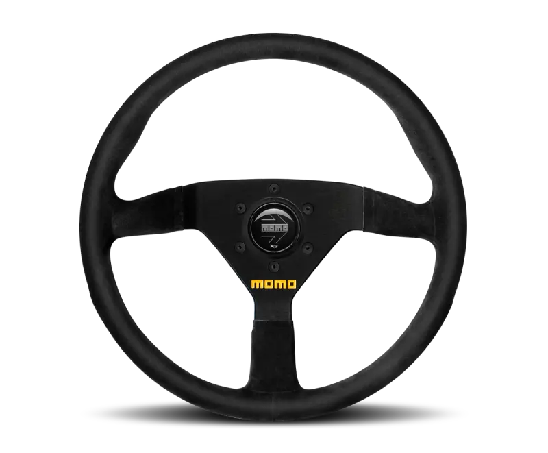 Momo Mod78 Steering Wheel 350 Mm - Black Suede/Black Spokes 1