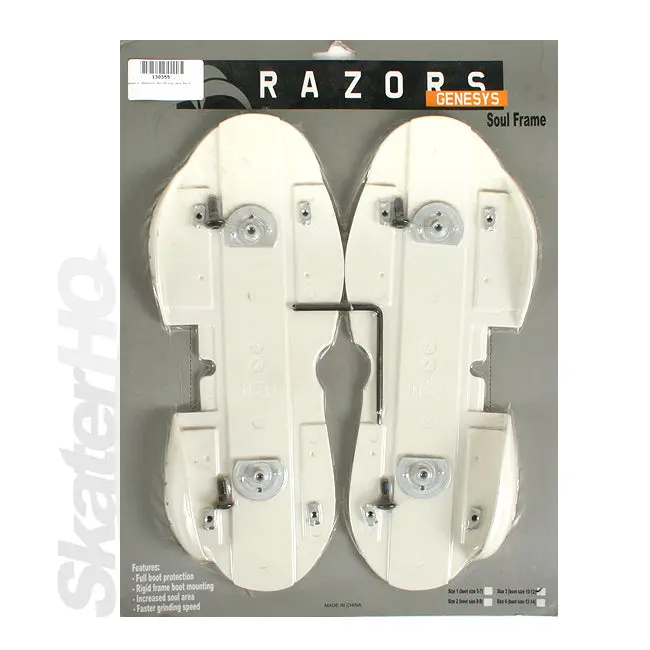 Razors Genesys Soulplate Wht Sz 11-12 1