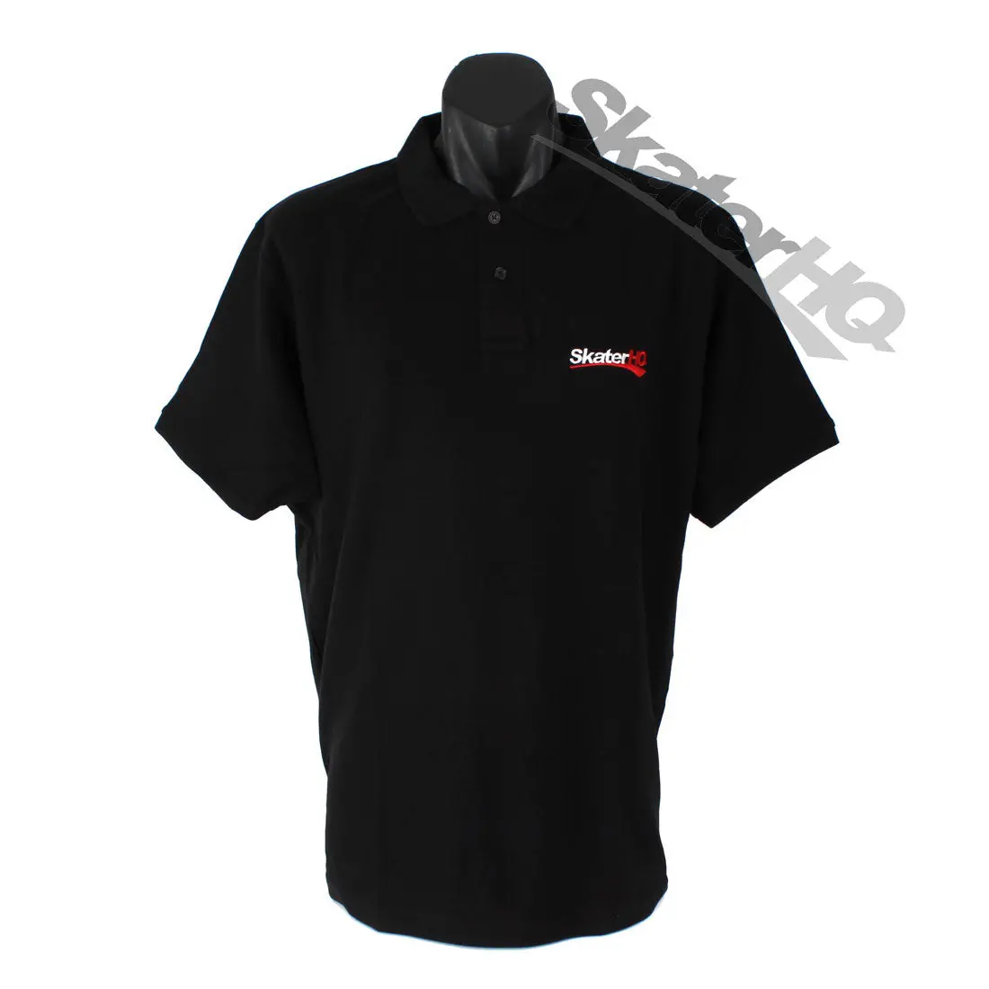 Skater Hq Adult Polo Shirt - Black 1