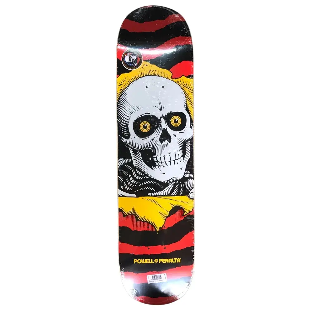 Powell Peralta Ripper Black Red 7.75 Birch Skateboard Deck 1