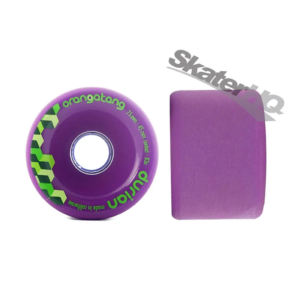 Orangatang Durian Purple 75Mm 83A - Set Of 4 1
