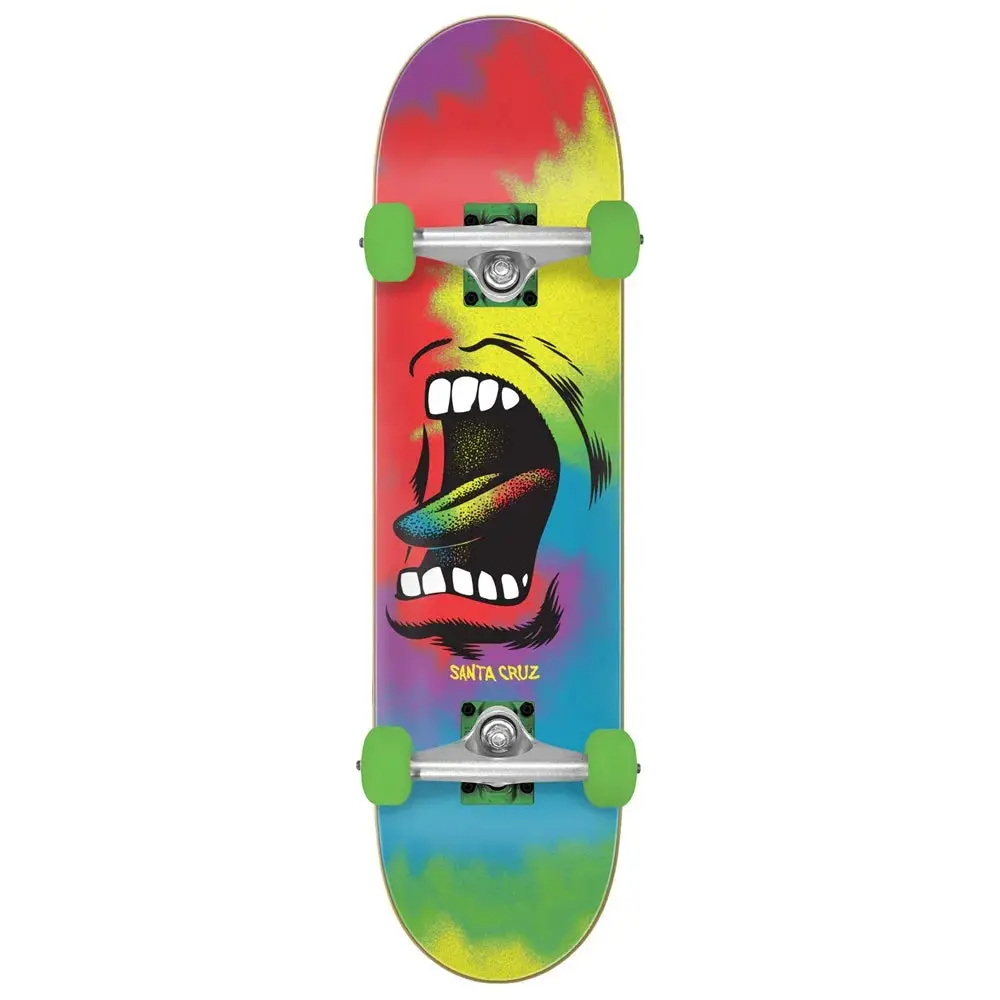 Santa Cruz Big Mouth Tie Dye Full 8.0 Complete Skateboard 1