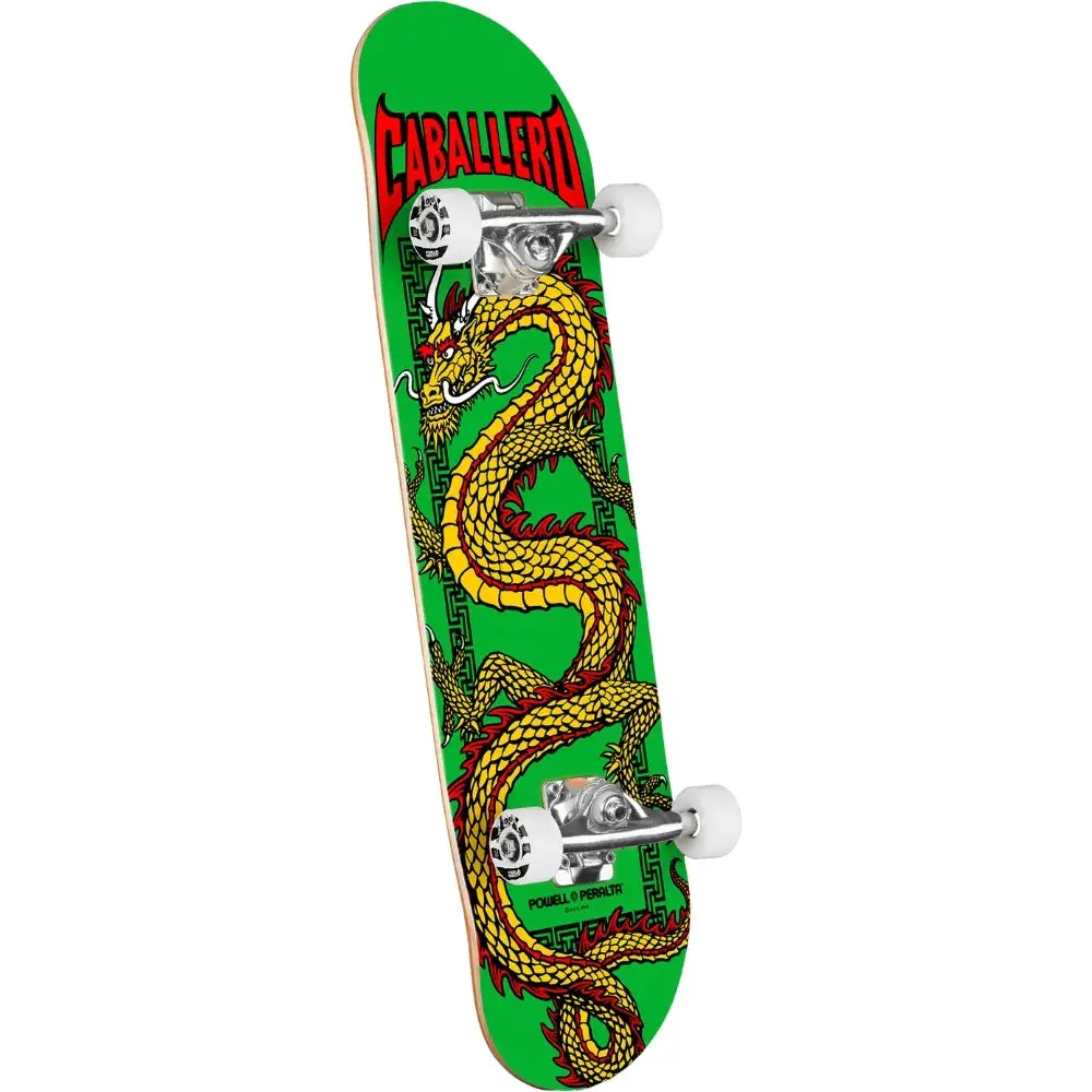 Powell Peralta Cab Chinese Dragon Green 7.5" X 28.65" Complete Skateboard 1