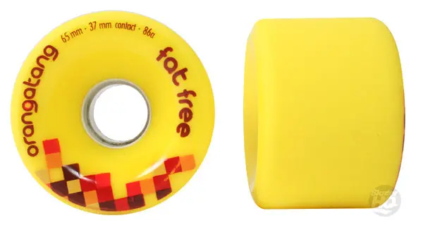 Orangatang Fat Free 65Mm/86A - Ylw 1