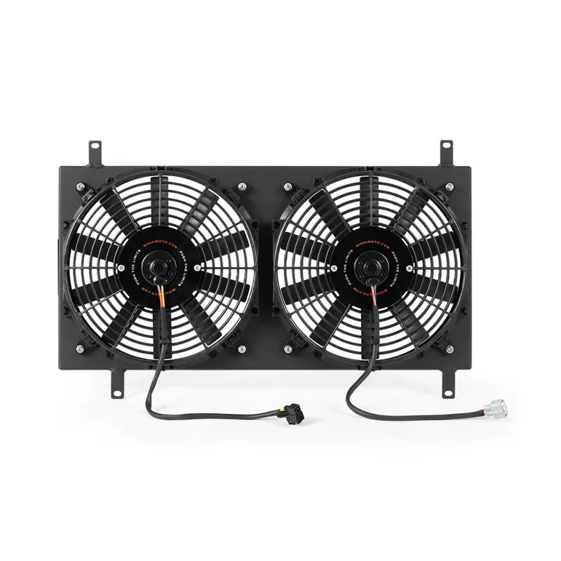Mishimoto 90-97 Mazda Miata Aluminum Fan Shroud Kit - Black 1