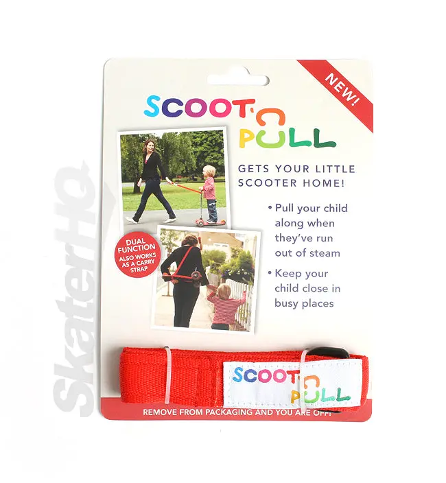 Micro Scoot-N-Pull Scooter Strap - Red 1