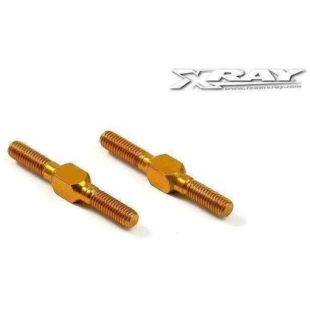 Alu Adj. Turnbuckle L/R 26 Mm - Orange - Swiss 7075 T6 (2) 1