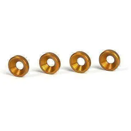 Alu Countersunk Shim - Orange (4) 1
