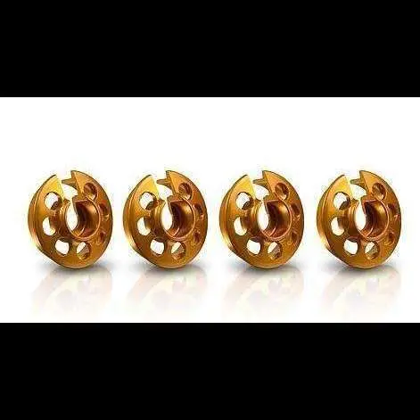 Alu Xray Shock Spring Retaining Collar - Orange (4) 1