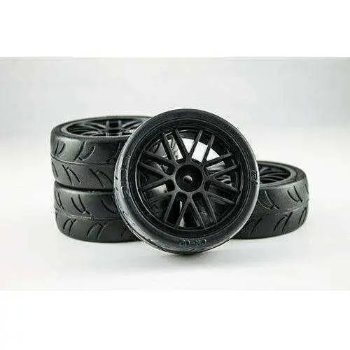Gravity Rc Usgt Pre Mounted Spec Tires (Black Mesh) 1