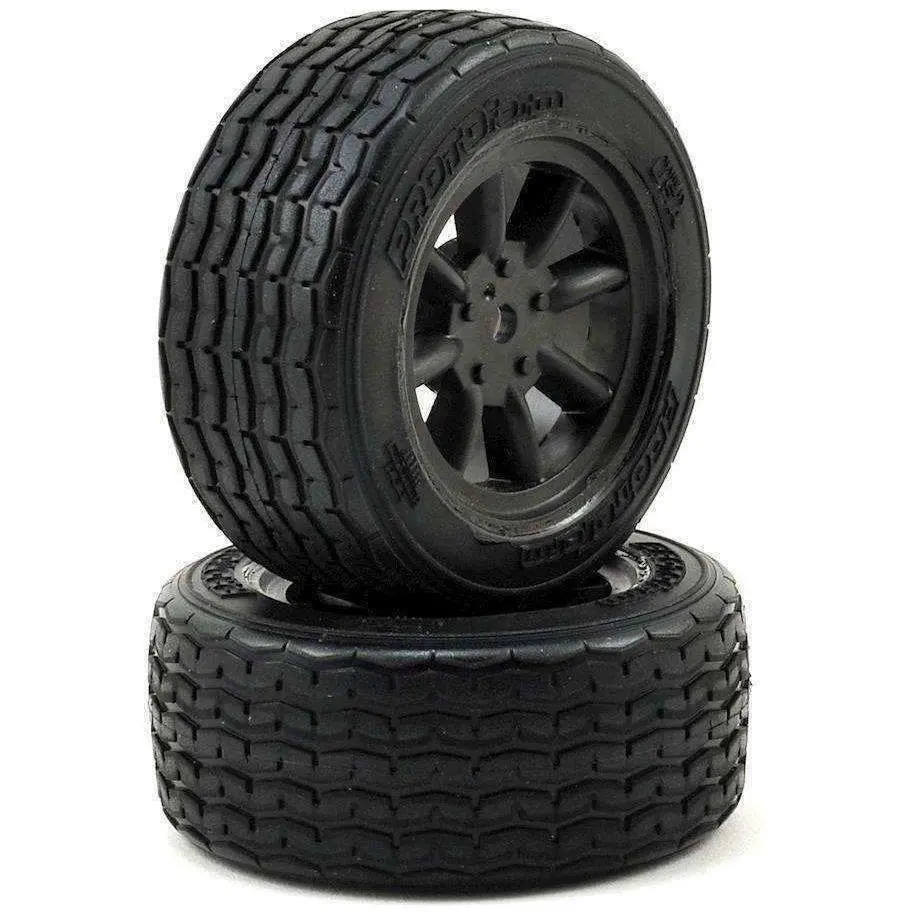 Protoform Vintage Racing Pre-Mounted Front Tire (2) (26Mm) (Black) 1