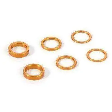 Set Of Alu Shims (0.5Mm, 1.0Mm, 2.0Mm) (Orange) 1