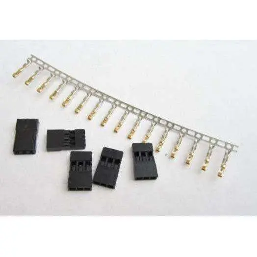 Tq Wire Servo Cable Ends And Crimp Connectors - Futaba 1