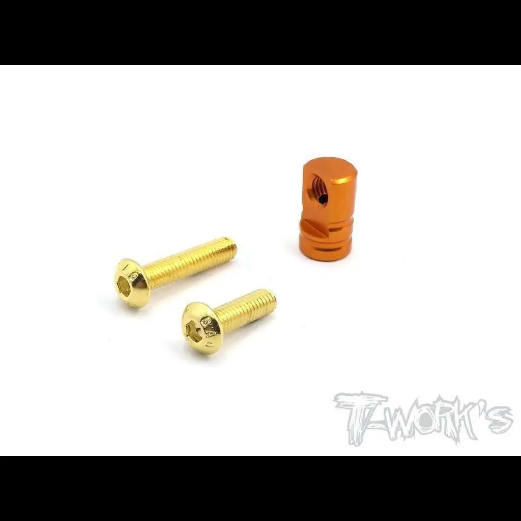 Tworks 7075 Alumn 30-40Mm Fan Mount For Xray T4 Orange 1