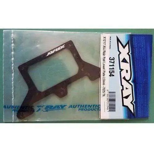 X12’17 Alum. 2.0Mm Rear Pod Lower Plate 1