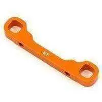 Xray T4 2014 Aluminum Rear Front Lower 1 -Piece Suspension Holder (Orange) 1