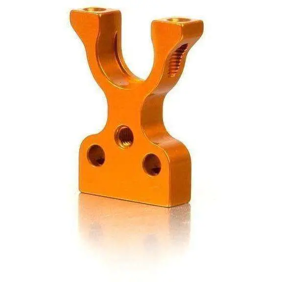 Xray T4 Alu Layshaft Bulkhead Closed L/R - Orange 1