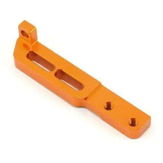 Xray T4 Alu Motor Mount - Orange 1