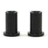 Xray T4 Alu Nut For Susp. Holder - Black (2) 1