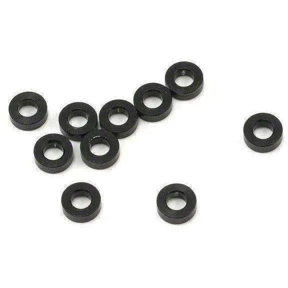 Xray T4 Alu Shim 3X6x1.0Mm - Black (10) 1