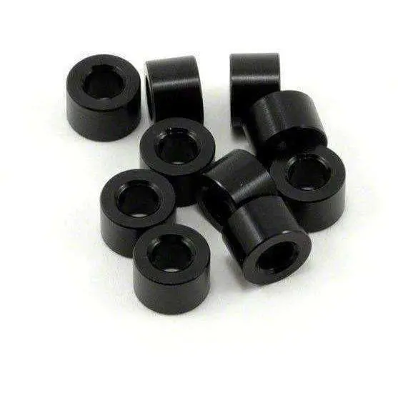 Xray T4 Alu Shim 3X6x4.0Mm - Black (10) 1