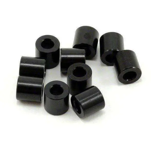 Xray T4 Alu Shim 3X6x6.0Mm - Black (10) 1